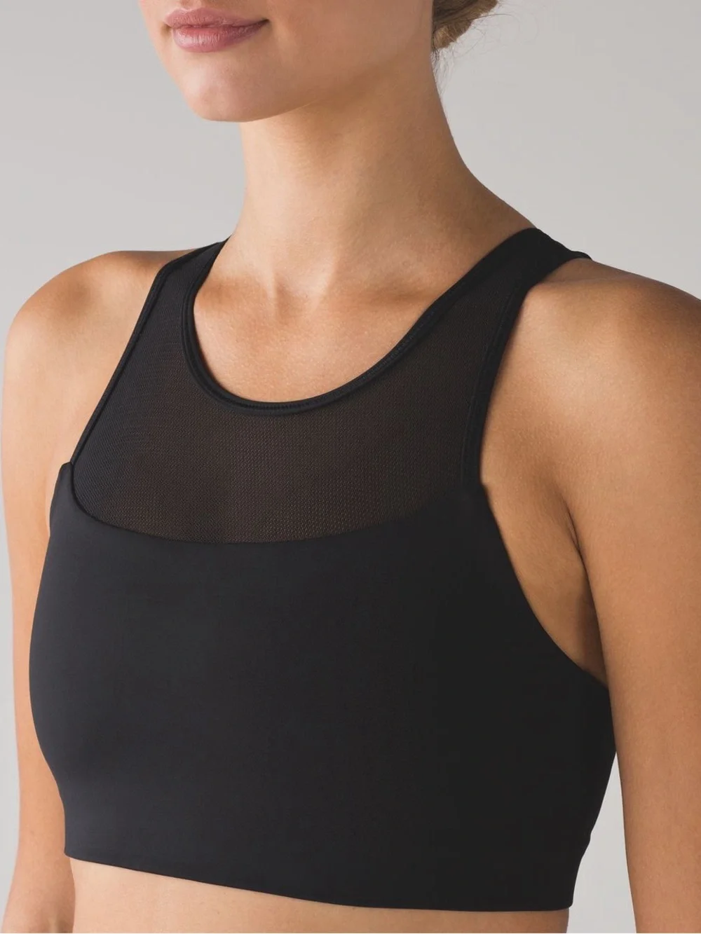 Lululemon Gear Up Bra – Score Jacquard Black Hero Blue Size 6